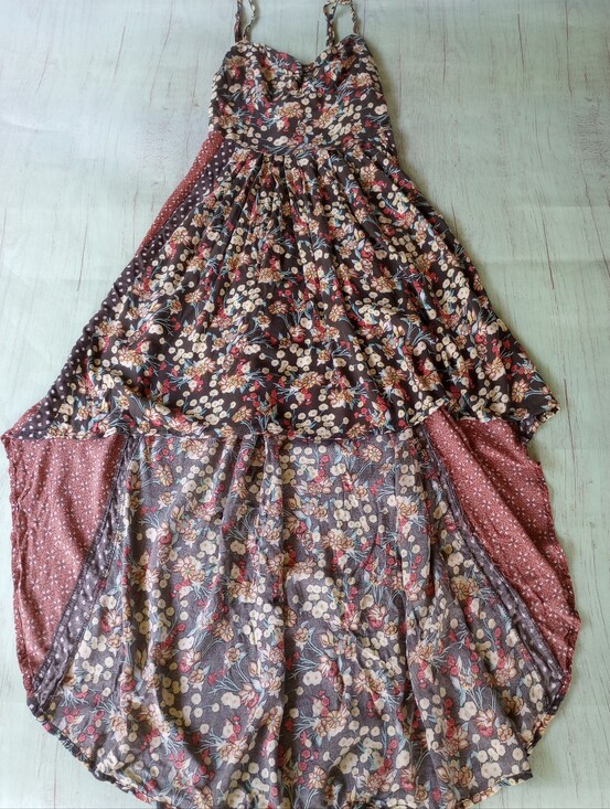 O'Neill Dresses & Skirts - O'NEILL High Low Sundress Spaghetti Straps Floral Beachwear Dress XS